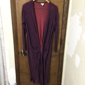 LULAROE Sarah Women's Open Cardigan Sweater (M)